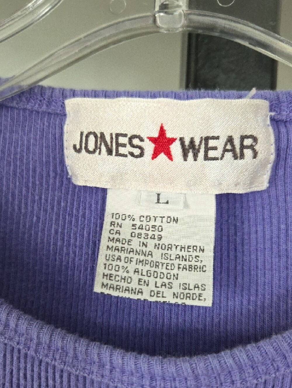 Jones Wear Lavender Ribbed Tank Top - Picture 2 of 7